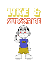 a cartoon of a monkey holding a lighter with the words like & subscribe above him