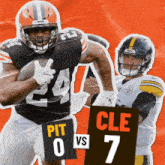 Cleveland Browns (7) Vs. Pittsburgh Steelers (0) First-second Quarter Break GIF - Nfl National Football League Football League GIFs