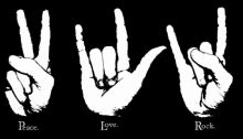 Hand Signals Peace GIF