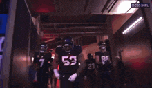 a blurry image of a cbs nfl advertisement