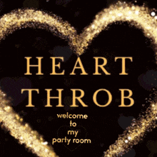 a poster that says heart throb on it