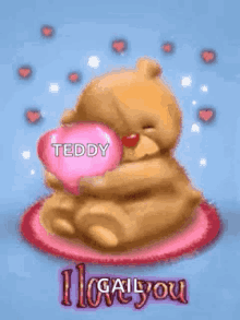 Big Hugs And Kisses Teddy GIF - Big Hugs And Kisses Teddy GIFs