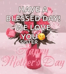 Happy Mothers Day Bouquet GIF