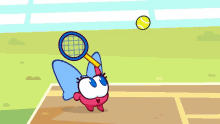 Hit With Racket Om Nom GIF