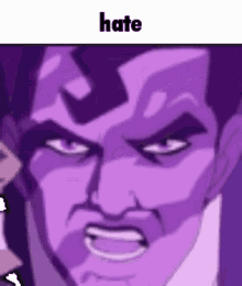 Purple Man Hate GIF