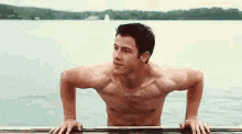Nick Jonas Getting Out Of Water GIF - Nick Jonas Getting Out Of Water Sexy GIFs