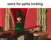 Sorry For Party Rocking Onceler GIF