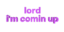 lord coming