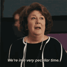 Were In A Very Peculiar Time Ruth Eastman GIF - Were In A Very Peculiar Time Ruth Eastman The Good Fight GIFs
