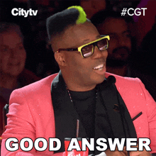 Good Answer Kardinal Offishall GIF - Good Answer Kardinal Offishall Canadas Got Talent GIFs