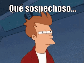 Fry Cree Que Algo Es Sospechoso GIF - Futurama Sospecha Ojos - Discover &amp;  Share GIFs