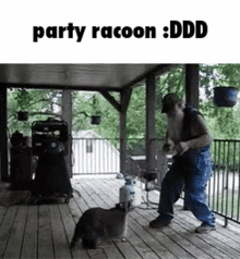 Party Racoon Redneck GIF - Party Racoon Redneck Racoon GIFs