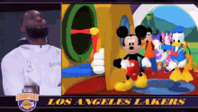 Lemickey Lakers GIF - Lemickey Lakers Mickey Mouse Ring GIFs