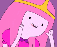Adventure Time Princess Bubblegum GIF - Adventure Time Princess Bubblegum Wave GIFs