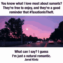 is sunsets