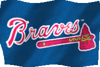 Braves Chop Sticker - Braves Chop Atlanta Braves - Discover & Share GIFs