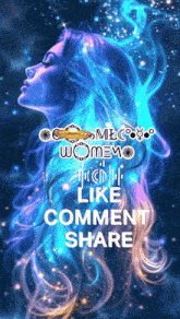 a poster with a woman 's face and the words " comec women "