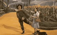 scarecrow dorothy love you laughing