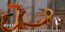 Getting Ready For My Date Puppet GIF - Getting Ready For My Date Puppet GIFs