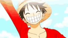 Luffy Hi GIF - Luffy Hi One Piece GIFs