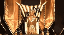 madonna queen throne