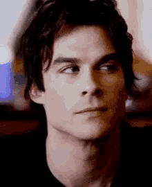 Vampire Diaries Damon GIF - Vampire Diaries Damon Smirk Face GIFs