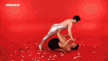 Give A Rose GIF - Contortionists Balance Couple Goals GIFs