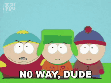 No Way Dude Cartman GIF - No Way Dude Cartman South Park GIFs