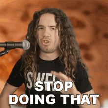 Stop Doing That Bradley Hall GIF - Stop Doing That Bradley Hall Cut It Out GIFs