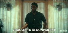 Chooses To Be Nonviolent Raymond Chestnut GIF - Chooses To Be Nonviolent Raymond Chestnut Yusuf Gatewood GIFs