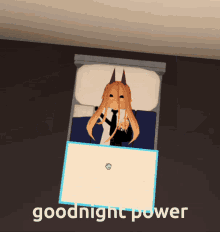 Good Night Power Power Chainsaw Man GIF - Good Night Power Power Chainsaw Man Chainsaw Man GIFs