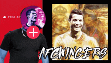 a picture of a soccer player with the word afcwinger on it