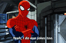Ultimate Spider Man Yeah I Do Eye Jokes Too GIF - Ultimate Spider Man Yeah I Do Eye Jokes Too Spiderman GIFs