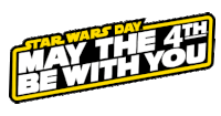 Star Wars Day May The 4th Be With You Sticker