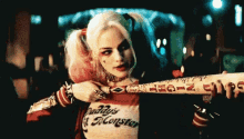 Harley Quinn Harleys Bat GIF - Harley Quinn Harleys Bat GIFs