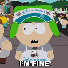 Im Fine Kyle Broflovski GIF - Im Fine Kyle Broflovski South Park GIFs