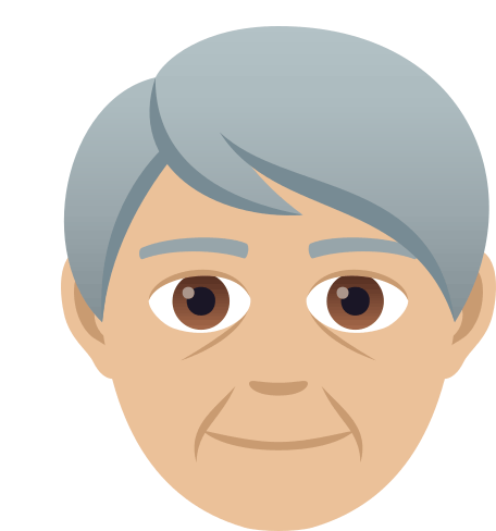 Older Person Joypixels Sticker - Older Person Joypixels Older Adult Stickers