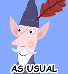 Ben And Holly'S Little Kingdom Wise Old Elf As Usual GIF