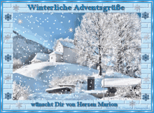 Adventsgüße Mit Viel Schnee GIF - Adventsgüße Mit Viel Schnee GIFs