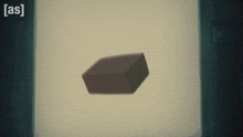 a cartoon drawing of a brick with the letters as visible