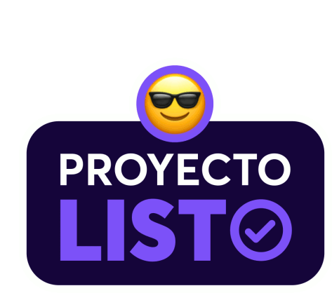 Weplash Proyecto Listo Sticker