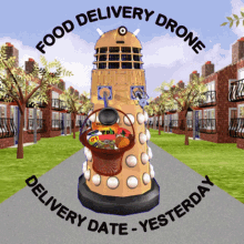 Food Delivery Drone Drone GIF - Food Delivery Drone Drone Transport GIFs