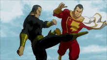 Black Adam Fight GIF - Black Adam Fight Superheroes GIFs