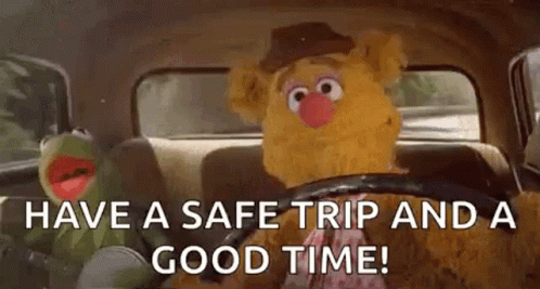 Have A Safe Trip Muppets GIF - Have A Safe Trip Trip Muppets GIFs
