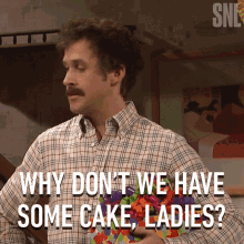 Why Dont We Have Some Cake Ladies Ryan Gosling GIF