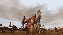 Savage Orcs Dance Warhammer Total War GIF - Savage Orcs Dance Warhammer Total War Greenskins GIFs