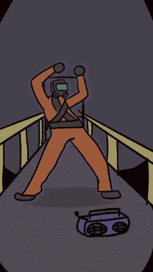 Lethal Company Lethal Company Boombox GIF