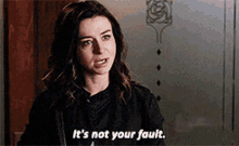 Greys Anatomy Amelia Shepherd GIF - Greys Anatomy Amelia Shepherd Its Not Your Fault GIFs