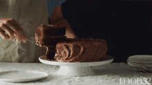 Slice Cut Cake GIF - Slice Cut Cake Chocolate Cake GIFs