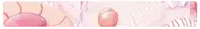 a close up of a person 's face with a pink and white background .